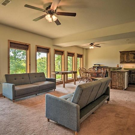 Spacious Log Cabin With Fire Pit And Game Room! Eureka Springs Luaran gambar