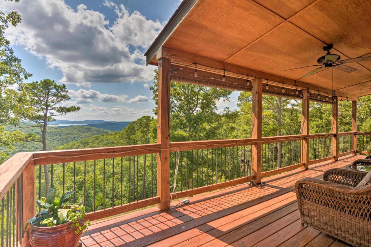 Spacious Log Cabin With Fire Pit And Game Room! Eureka Springs Luaran gambar