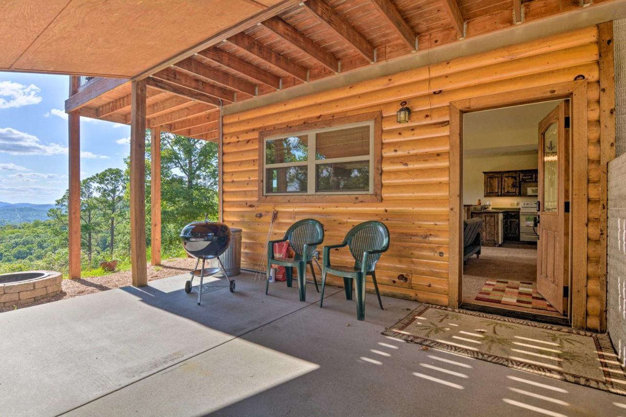 Spacious Log Cabin With Fire Pit And Game Room! Eureka Springs Luaran gambar