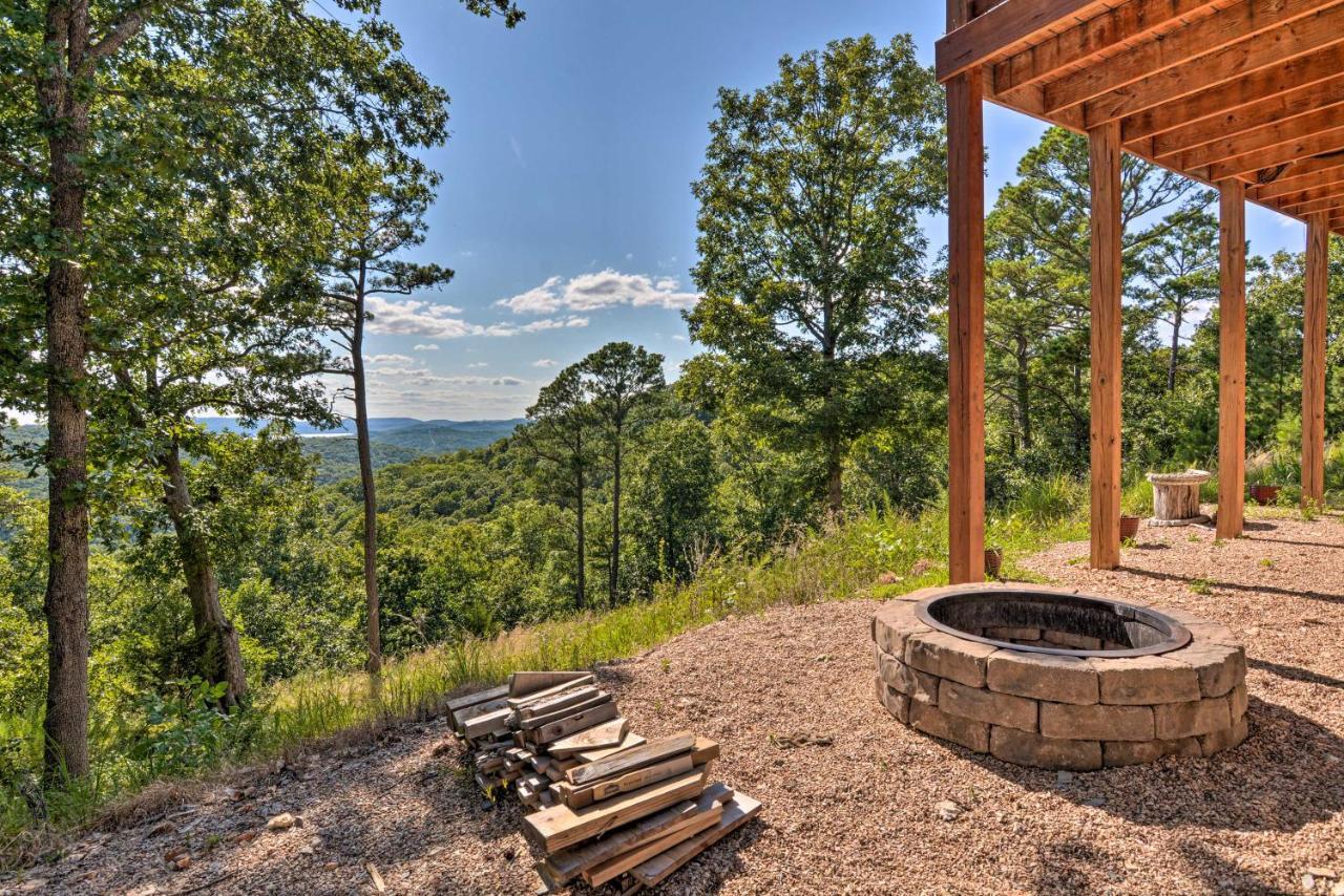 Spacious Log Cabin With Fire Pit And Game Room! Eureka Springs Luaran gambar