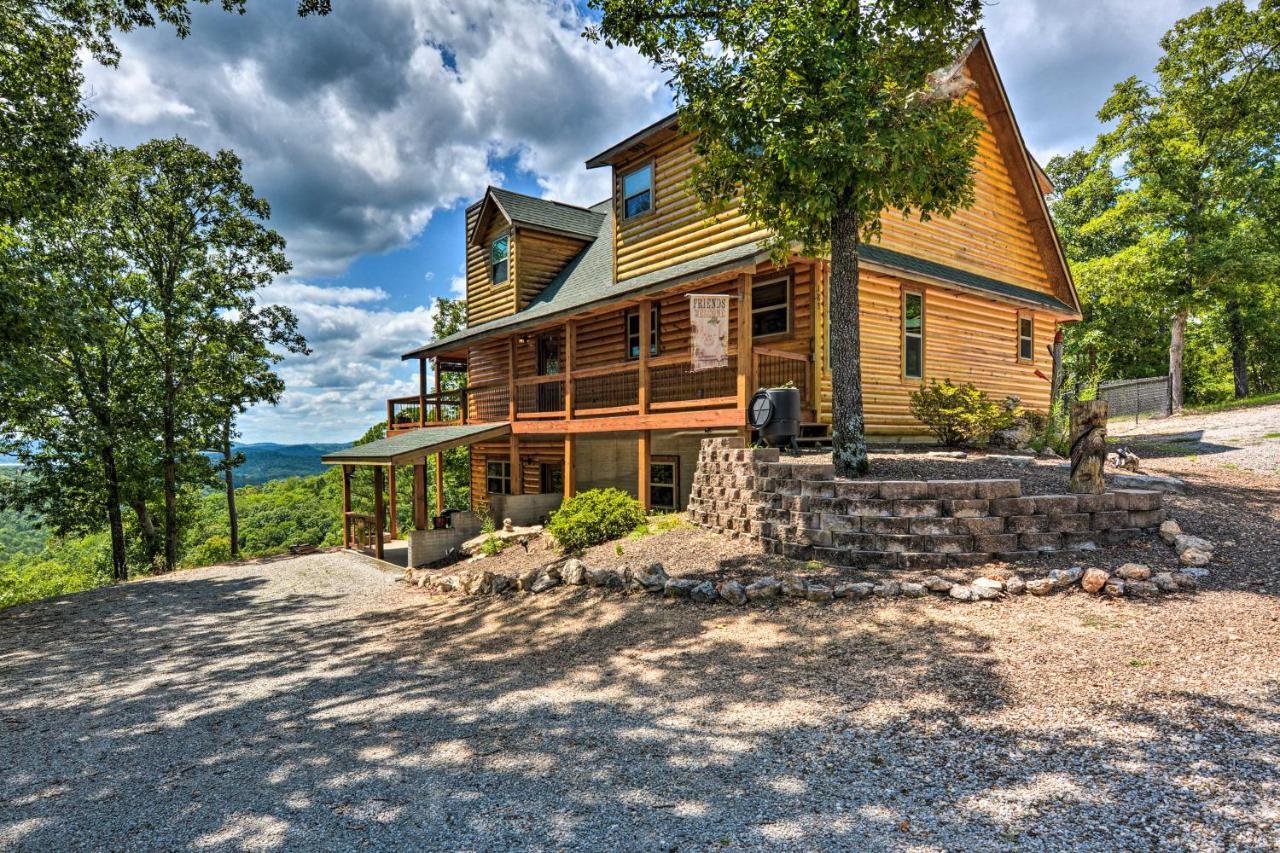 Spacious Log Cabin With Fire Pit And Game Room! Eureka Springs Luaran gambar